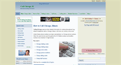 Desktop Screenshot of callingchicago.com